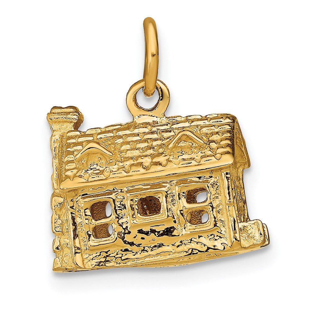 Charlie & Co Jewelry | 14k 3-d House Charm - Model A0550