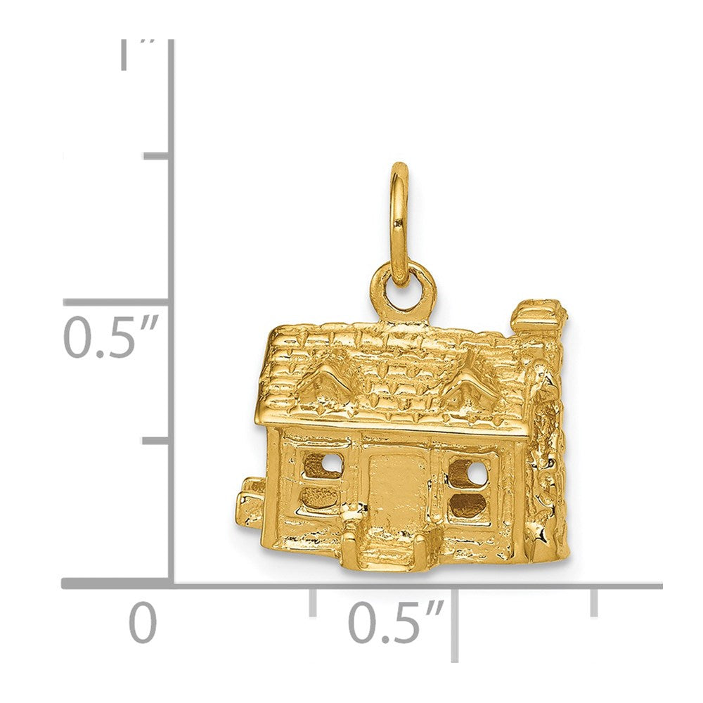 Charlie & Co Jewelry | 14k 3-d House Charm - Model A0550