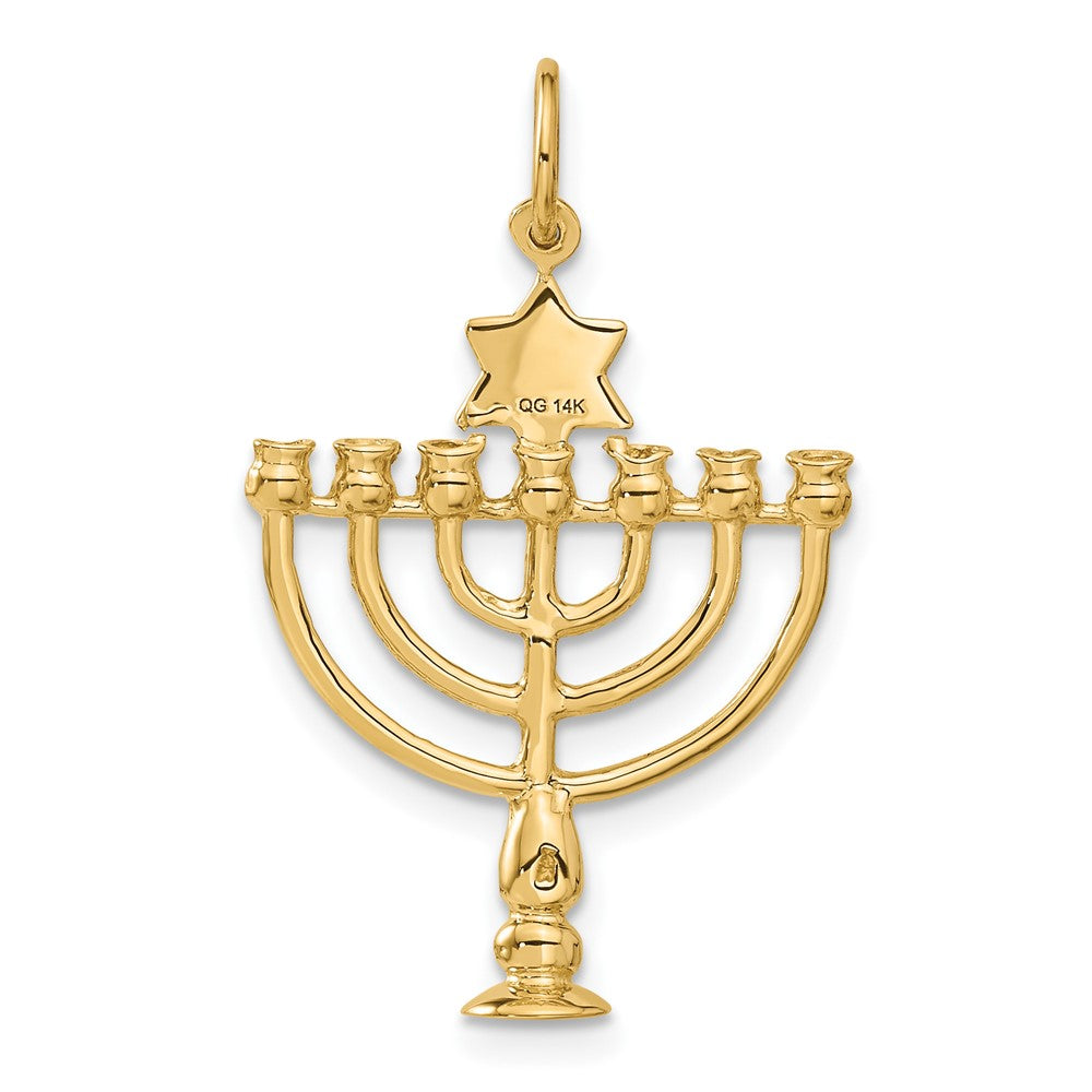 Charlie & Co Jewelry | 14k 3d Menorah Charm - Model A1053