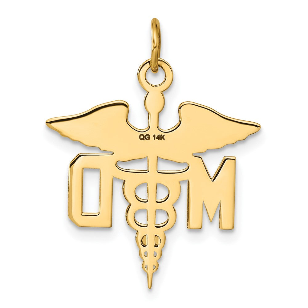 Charlie & Co Jewelry | 14k Large M.d. Caduceus Charm - Model A1195