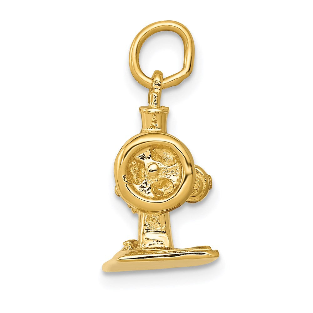 14K Gold 3D Vintage Sewing Machine Pendant - Charlie & Co. Jewelry