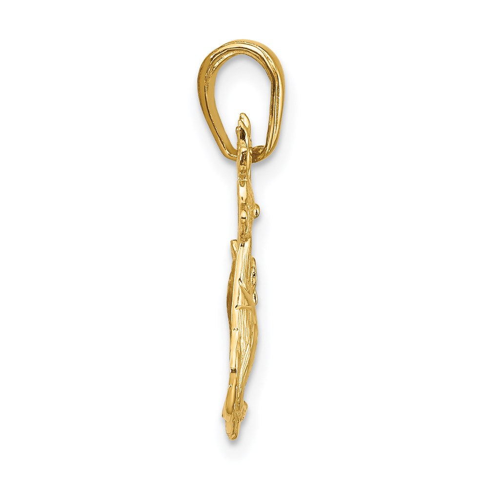 Charlie & Co Jewelry | 14k Polished Reindeer Pendant - Model A1589