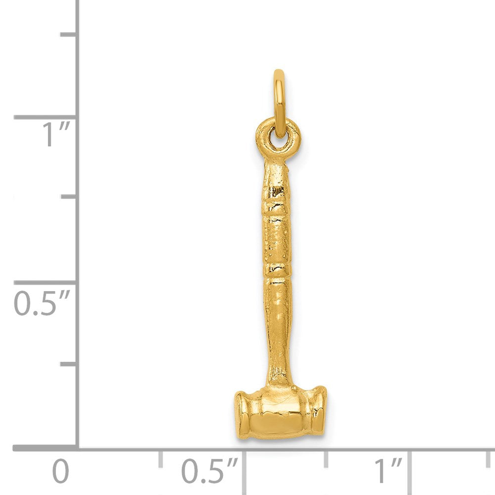 Charlie & Co Jewelry | 14k 3-d Gavel Charm - Model A4116