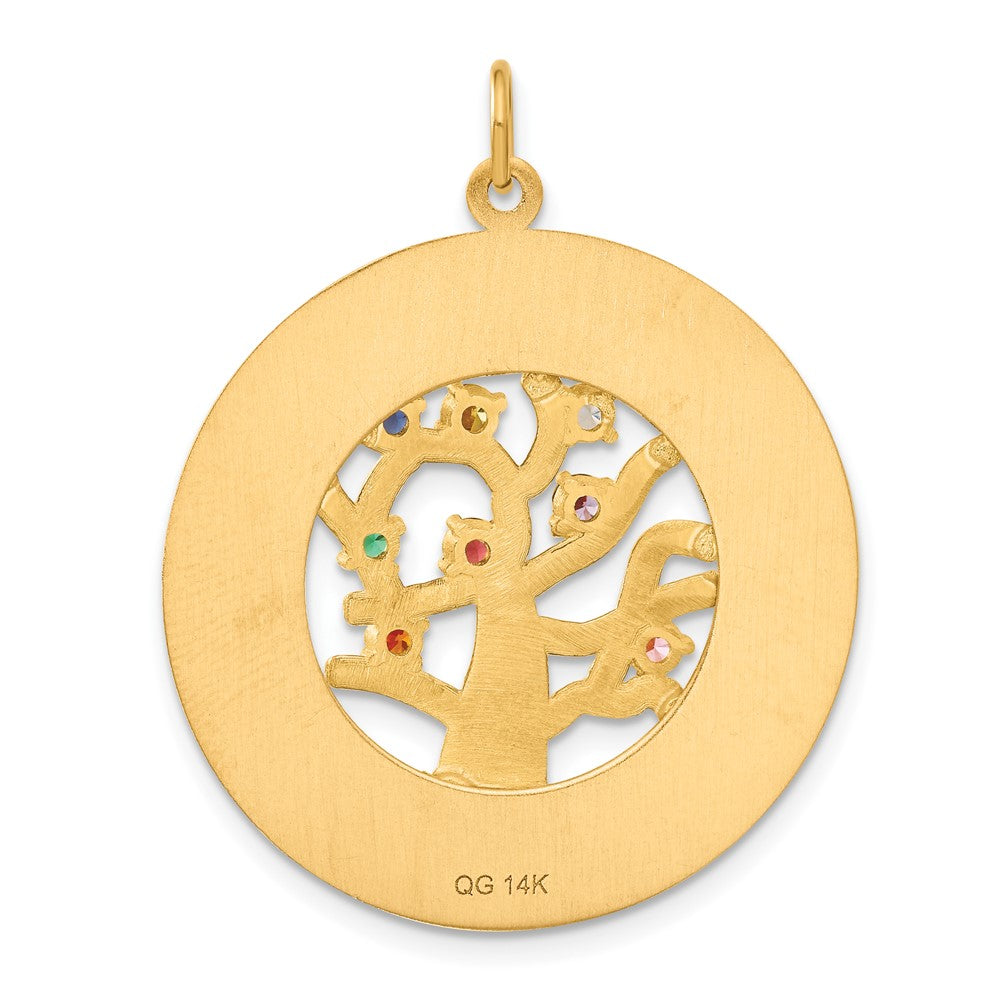 14K Gold Large Tree of Life Pendant Necklace - Charlie & Co. Jewelry