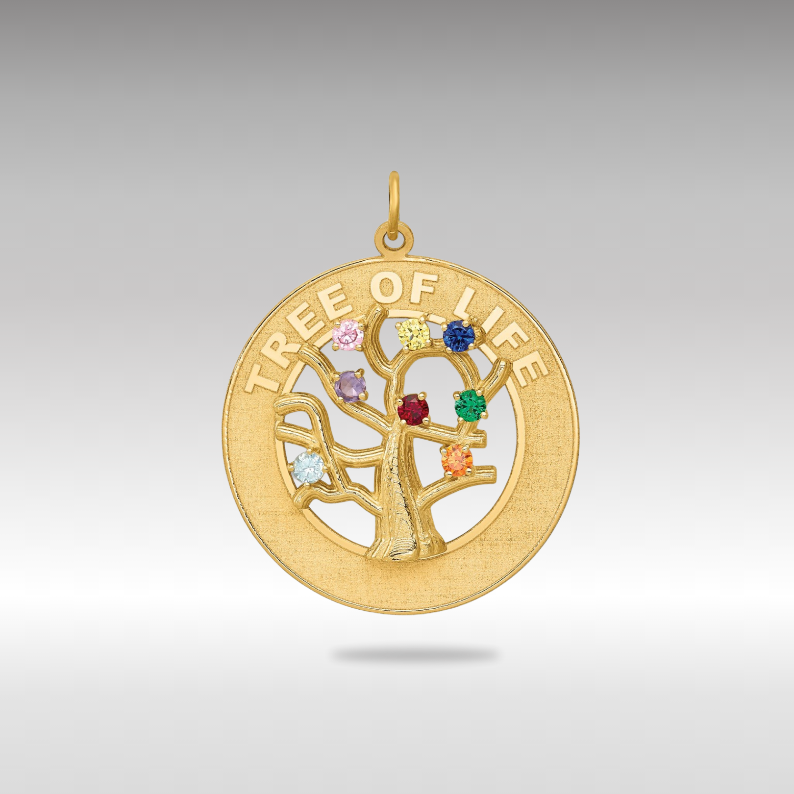 Gold Large Tree of Life Pendant Necklace - Charlie & Co. Jewelry