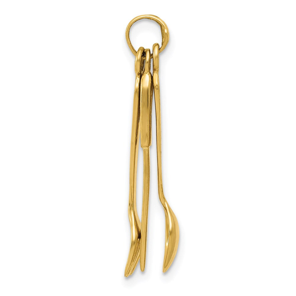 Charlie & Co Jewelry | 14k Knife, Fork And Spoon Charm - Model A4183