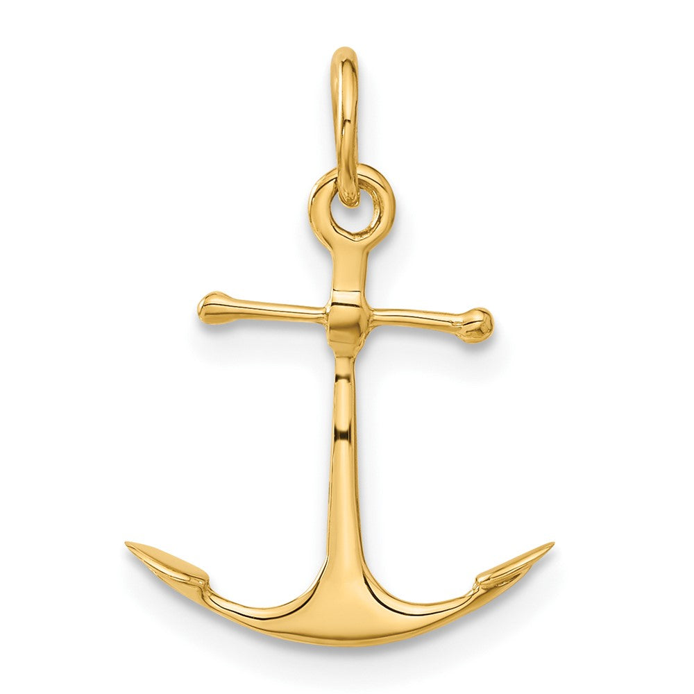 Charlie & Co Jewelry | 14k 3d Anchor Charm - Model A5059