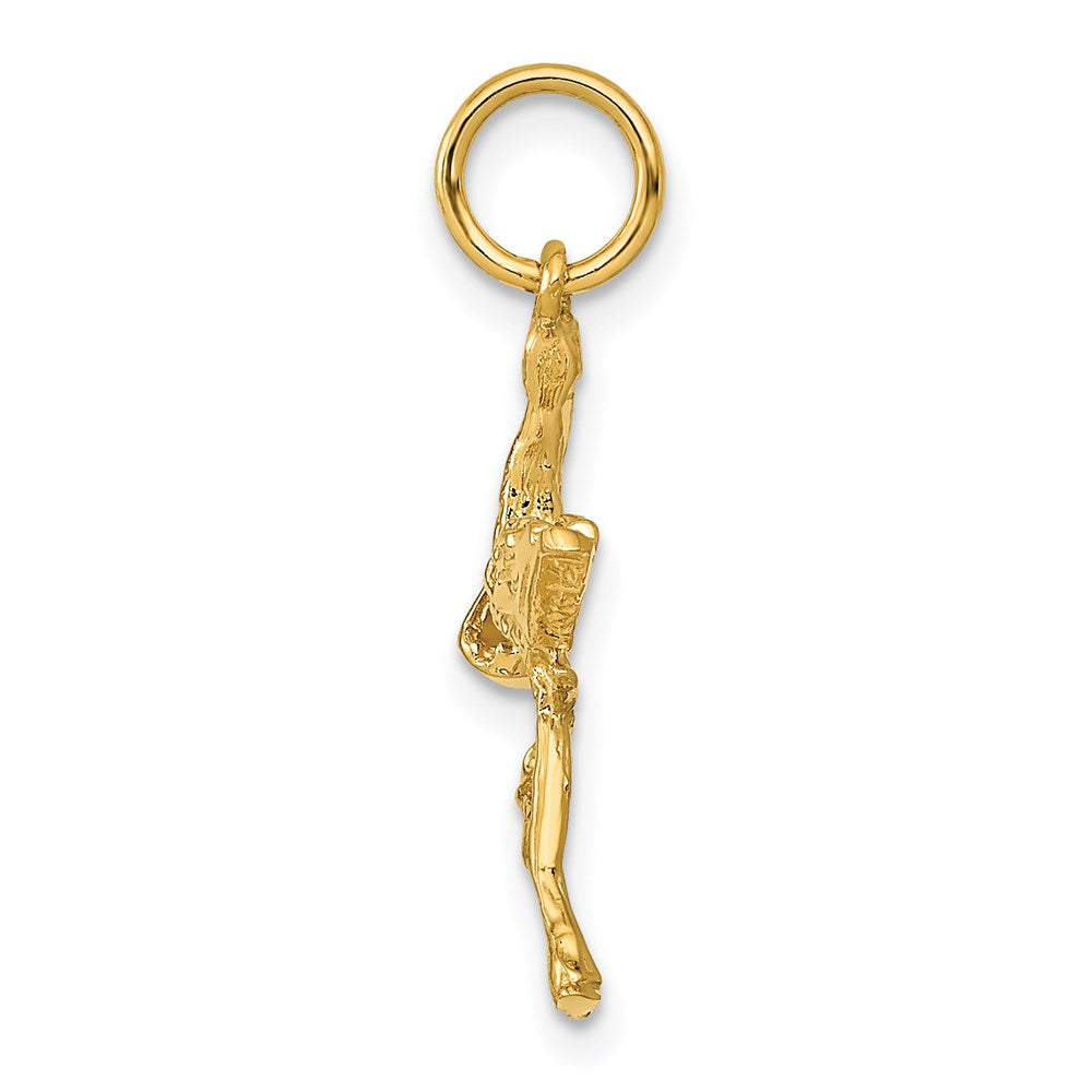 Charlie & Co Jewelry | 14k Solid 3-dimensional Stork Charm - Model A7101