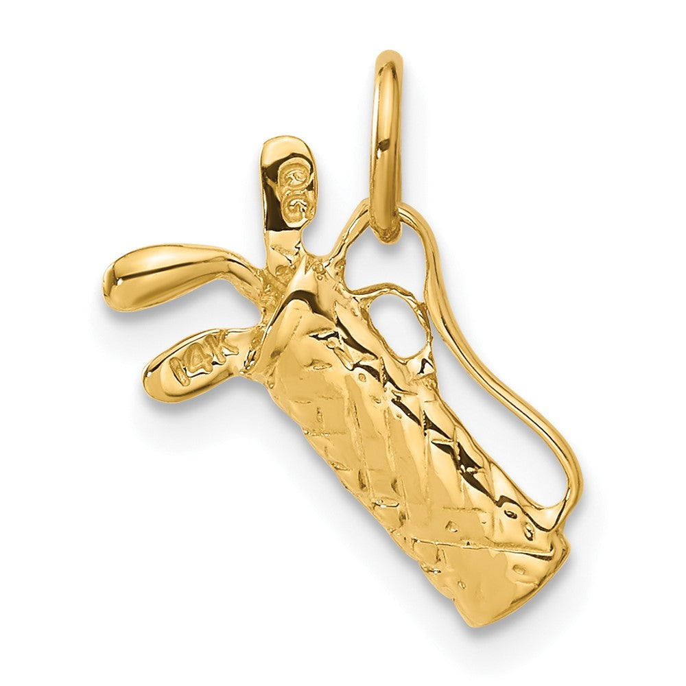 Charlie & Co Jewelry | 14k 3-d Golf Bag Charm - Model A7107
