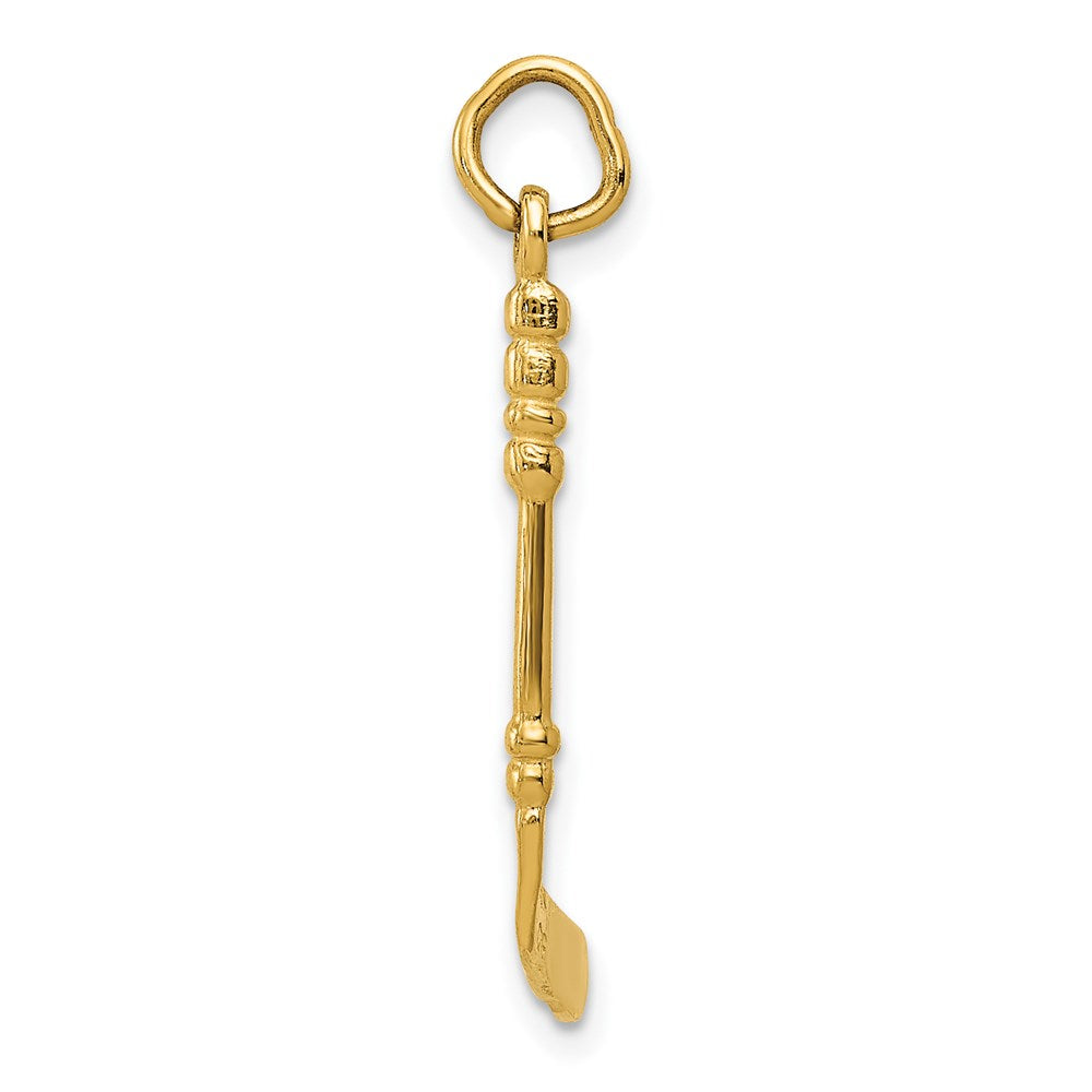Charlie & Co Jewelry | 14k 3d Hockey Stick With Enamel Charm - Model A7614