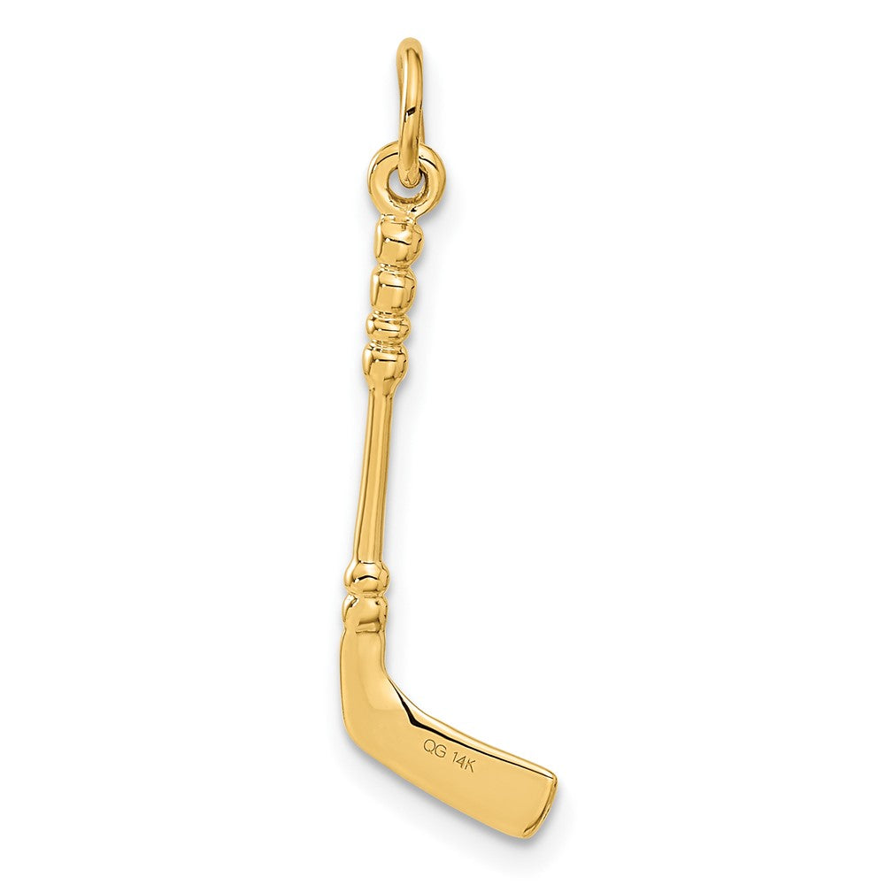 Charlie & Co Jewelry | 14k 3d Hockey Stick With Enamel Charm - Model A7614