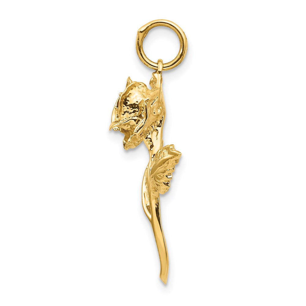 Charlie & Co Jewelry | 14k Cz Rose Charm - Model A9014
