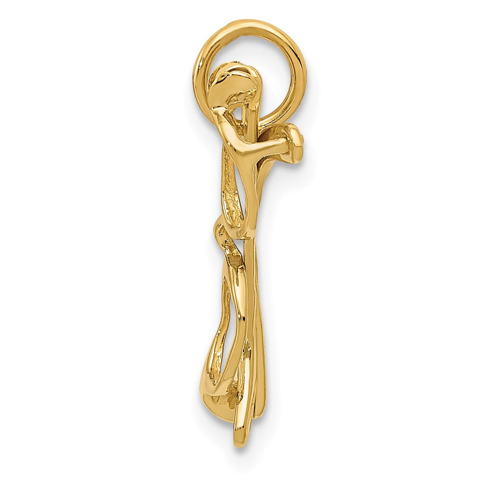 Charlie & Co Jewelry | 14k Moveable Glasses Charm - Model A9139
