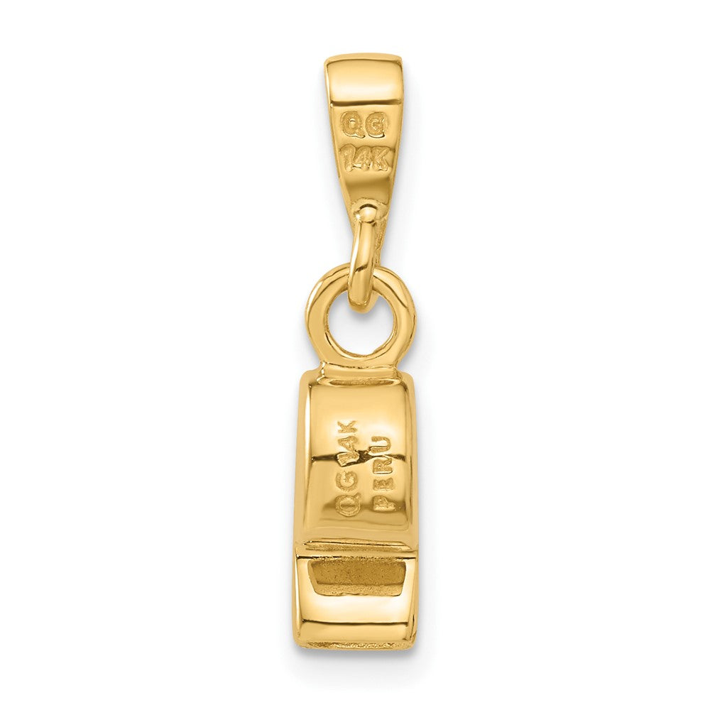 Charlie & Co Jewelry | 14k 3d Sports Whistle Pendant - Model A9494