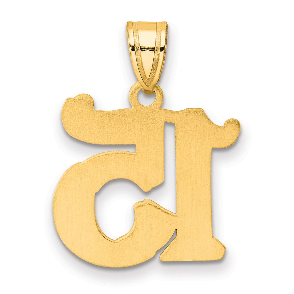 Charlie & Co Jewelry | 14k Polished Etched Number 15 Pendant - Model AEN15