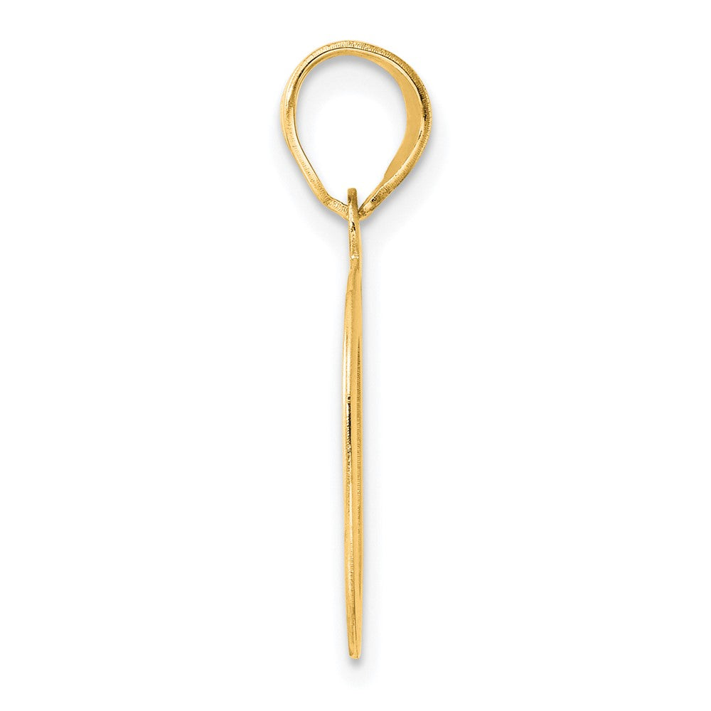 Charlie & Co Jewelry | 14k Polished Etched Number 20 Pendant - Model AEN20