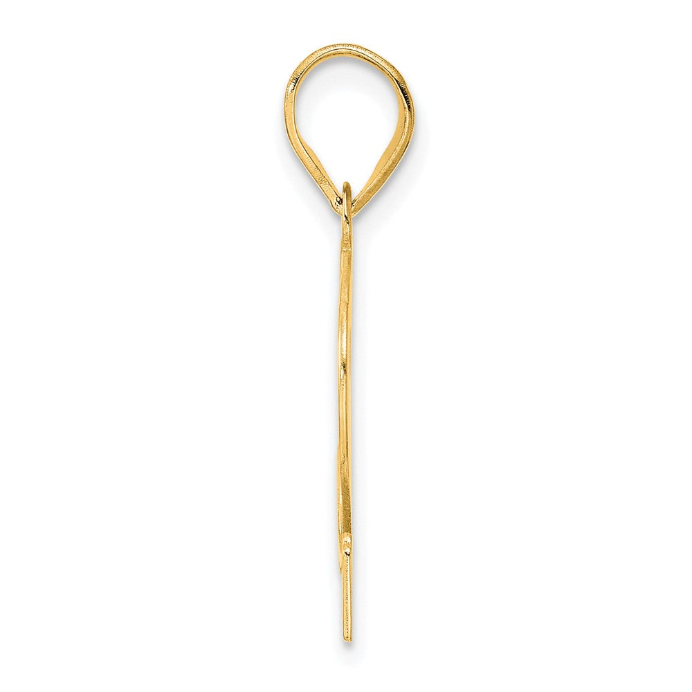 Charlie & Co Jewelry | 14k Polished Etched Number 32 Pendant - Model AEN32