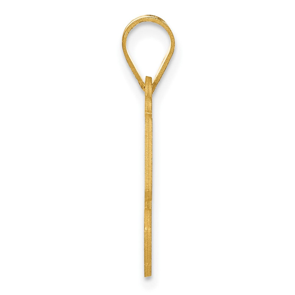 Charlie & Co Jewelry | 14k Polished Etched Number 50 Pendant - Model AEN50