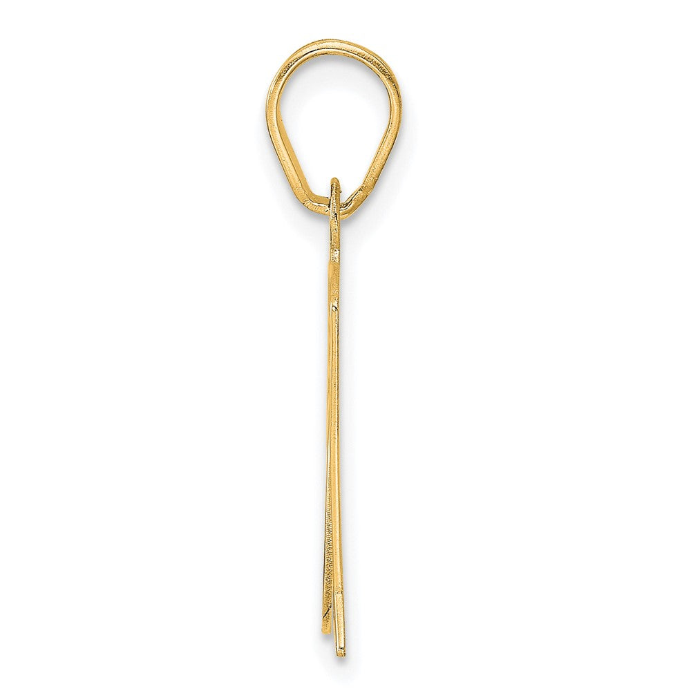 Charlie & Co Jewelry | 14k Polished Etched Number 51 Pendant - Model AEN51