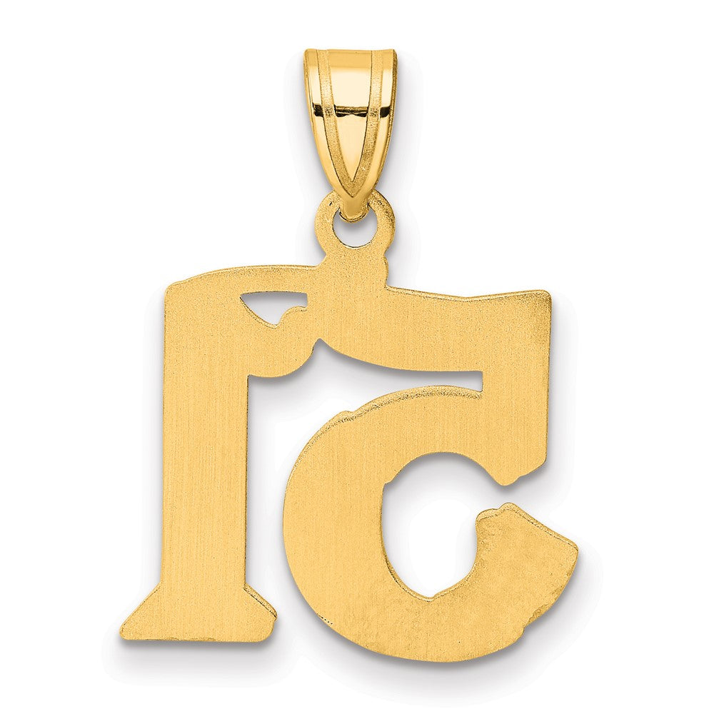Charlie & Co Jewelry | 14k Polished Etched Number 51 Pendant - Model AEN51