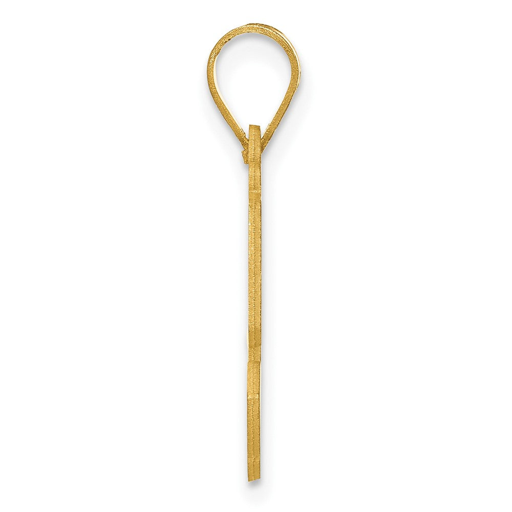 Charlie & Co Jewelry | 14k Polished Etched Number 53 Pendant - Model AEN53