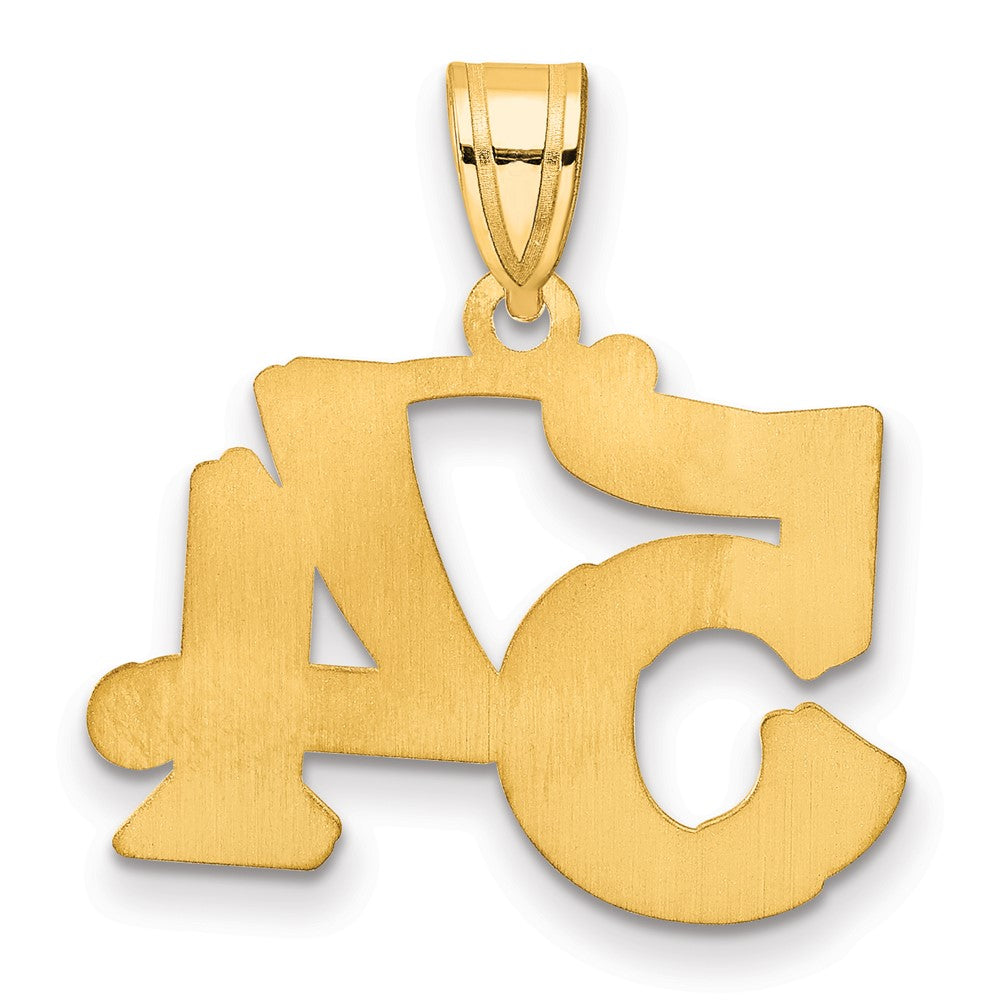 Charlie & Co Jewelry | 14k Polished Etched Number 54 Pendant - Model AEN54