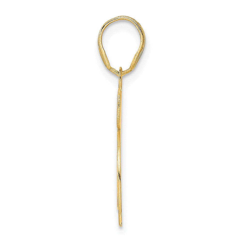 Charlie & Co Jewelry | 14k Polished Etched Number 65 Pendant - Model AEN65