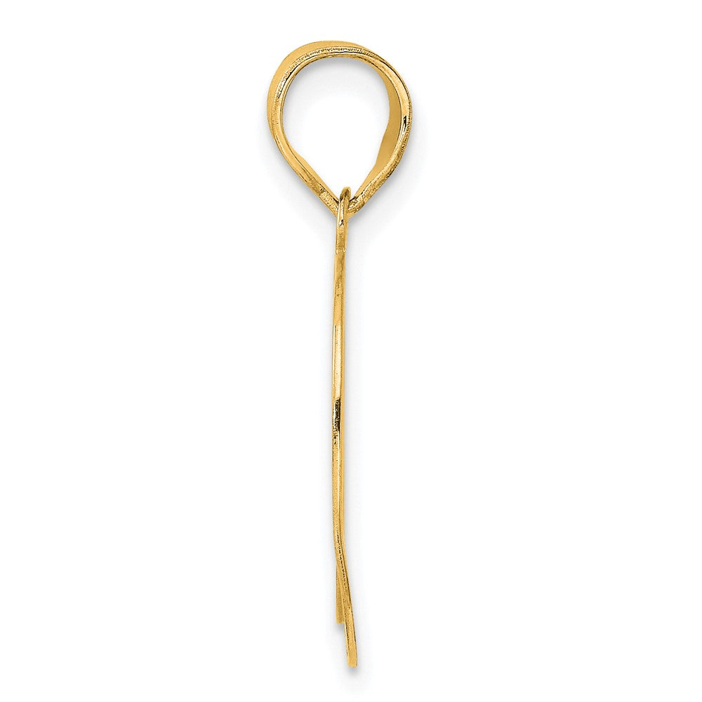 Charlie & Co Jewelry | 14k Polished Etched Number 69 Pendant - Model AEN69