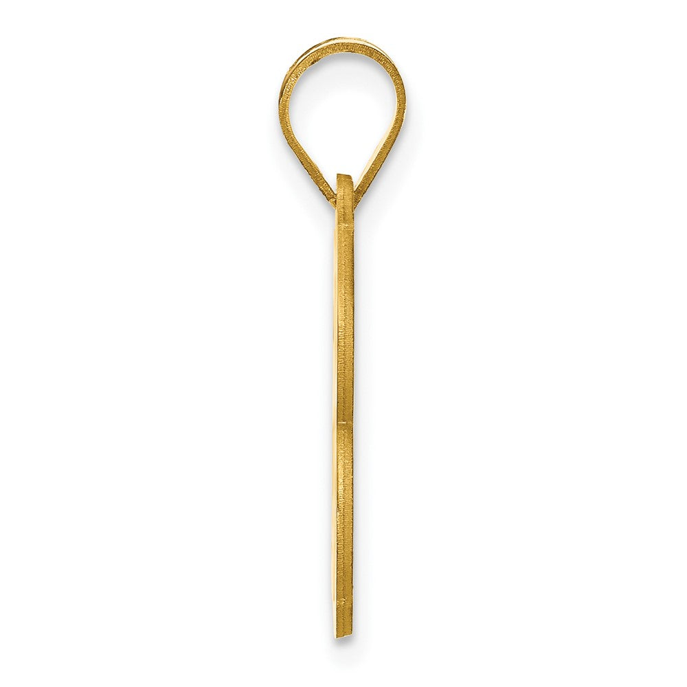 Charlie & Co Jewelry | 14k Polished Etched Number 86 Pendant - Model AEN86