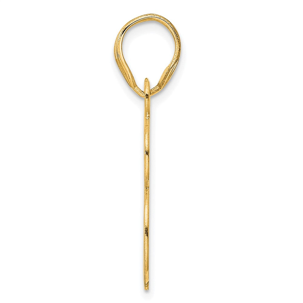 Charlie & Co Jewelry | 14k Polished Etched Number 88 Pendant - Model AEN88