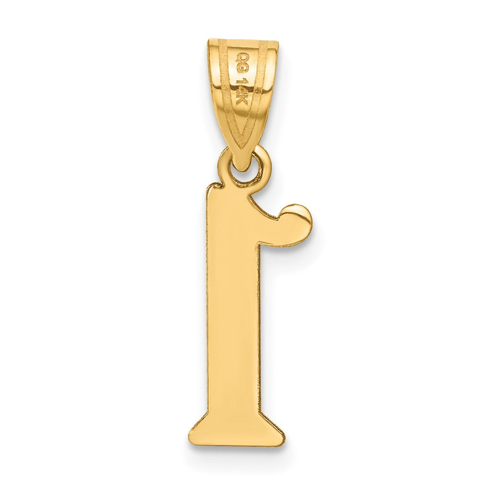 Charlie & Co Jewelry | 14k Polished Number 1 Pendant - Model APN01