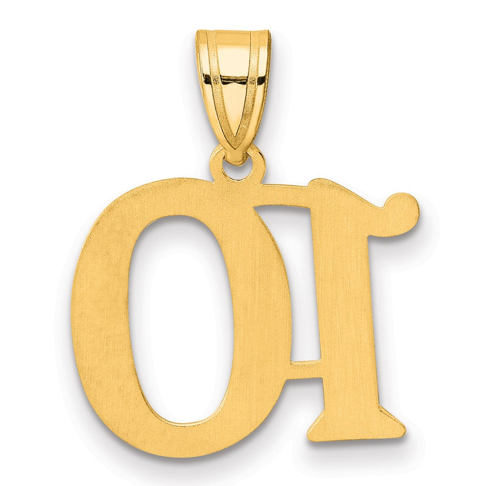 Charlie & Co Jewelry | 14k Polished Number 10 Pendant - Model APN10