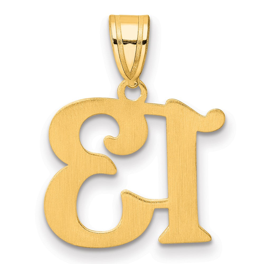 Charlie & Co Jewelry | 14k Polished Number 13 Pendant - Model APN13