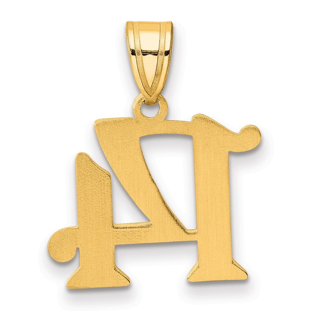 Charlie & Co Jewelry | 14k Polished Number 14 Pendant - Model APN14