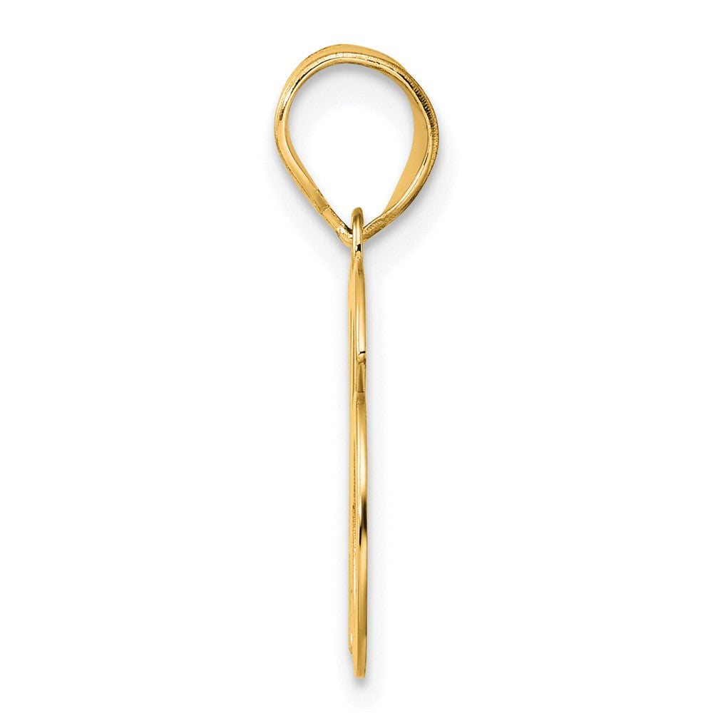 Charlie & Co Jewelry | 14k Polished Number 16 Pendant - Model APN16