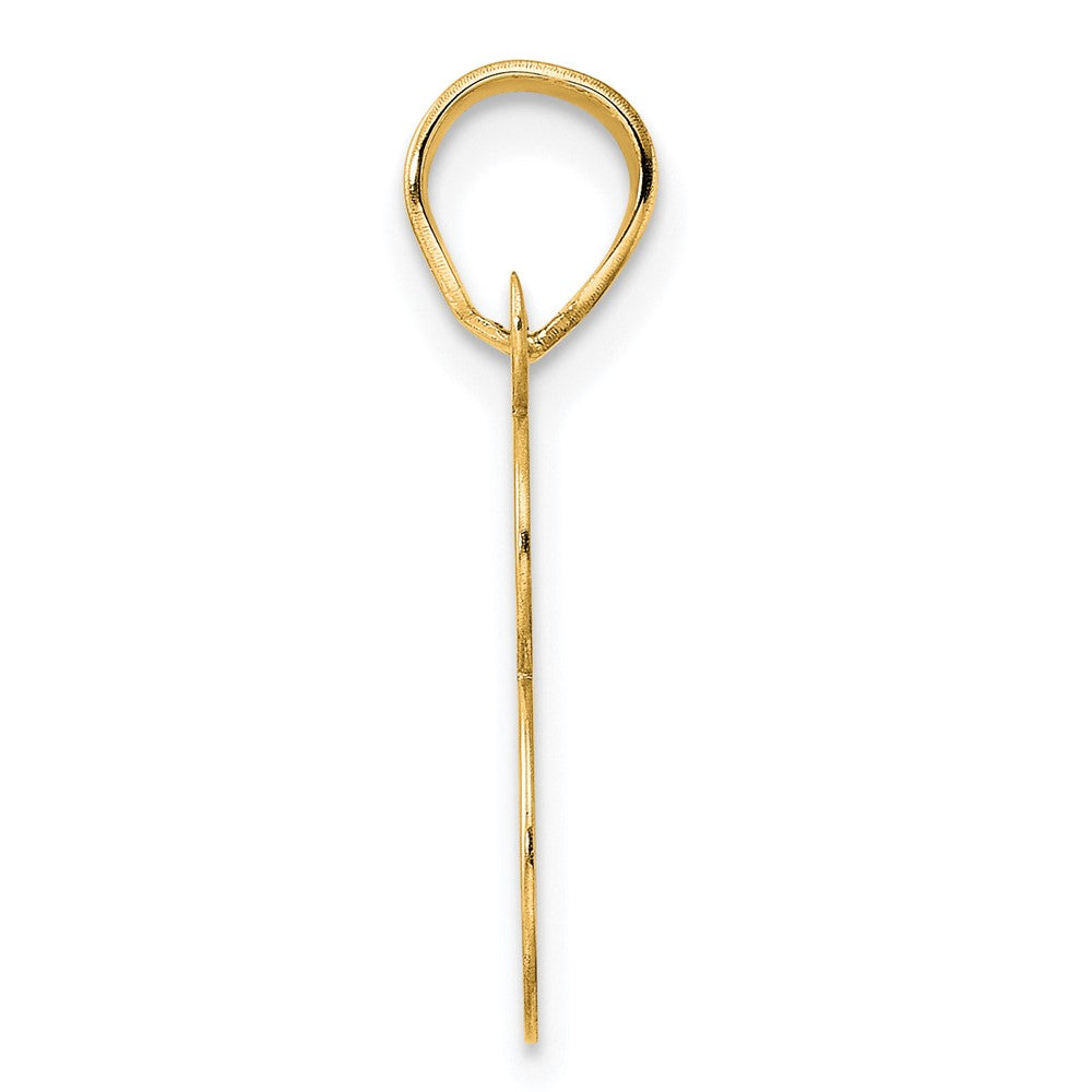 Charlie & Co Jewelry | 14k Polished Number 18 Pendant - Model APN18