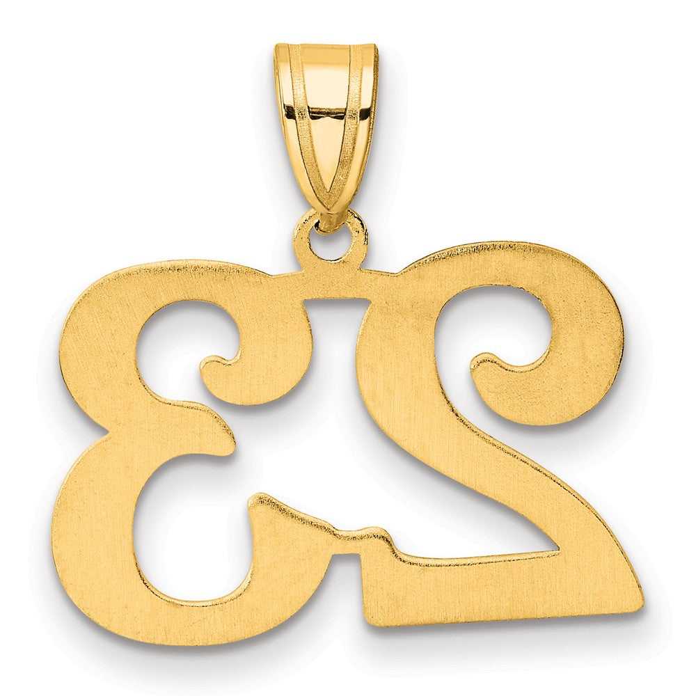 Charlie & Co Jewelry | 14k Polished Number 23 Pendant - Model APN23