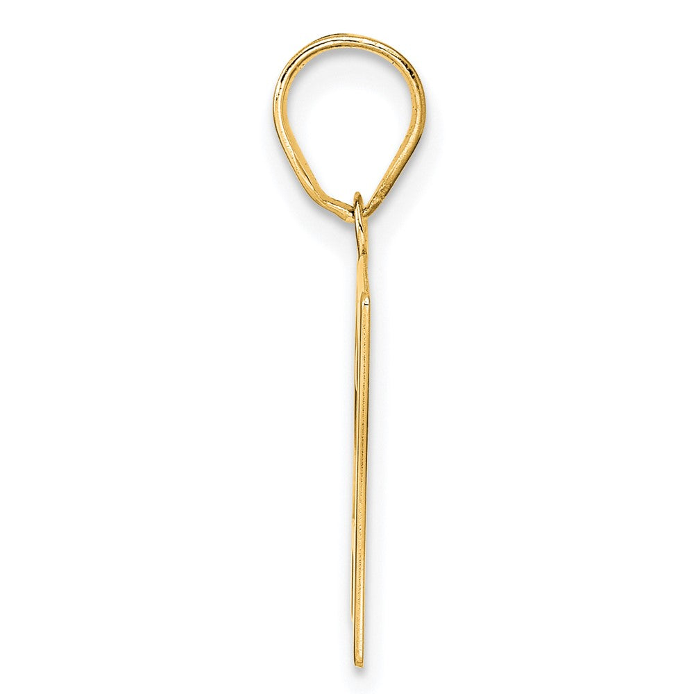 Charlie & Co Jewelry | 14k Polished Number 27 Pendant - Model APN27
