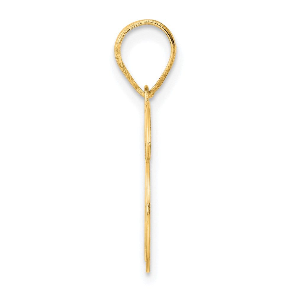 Charlie & Co Jewelry | 14k Polished Number 36 Pendant - Model APN36