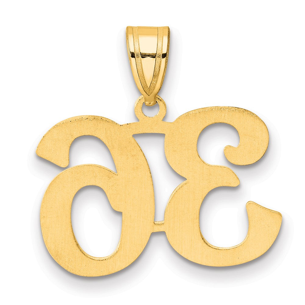 Charlie & Co Jewelry | 14k Polished Number 36 Pendant - Model APN36