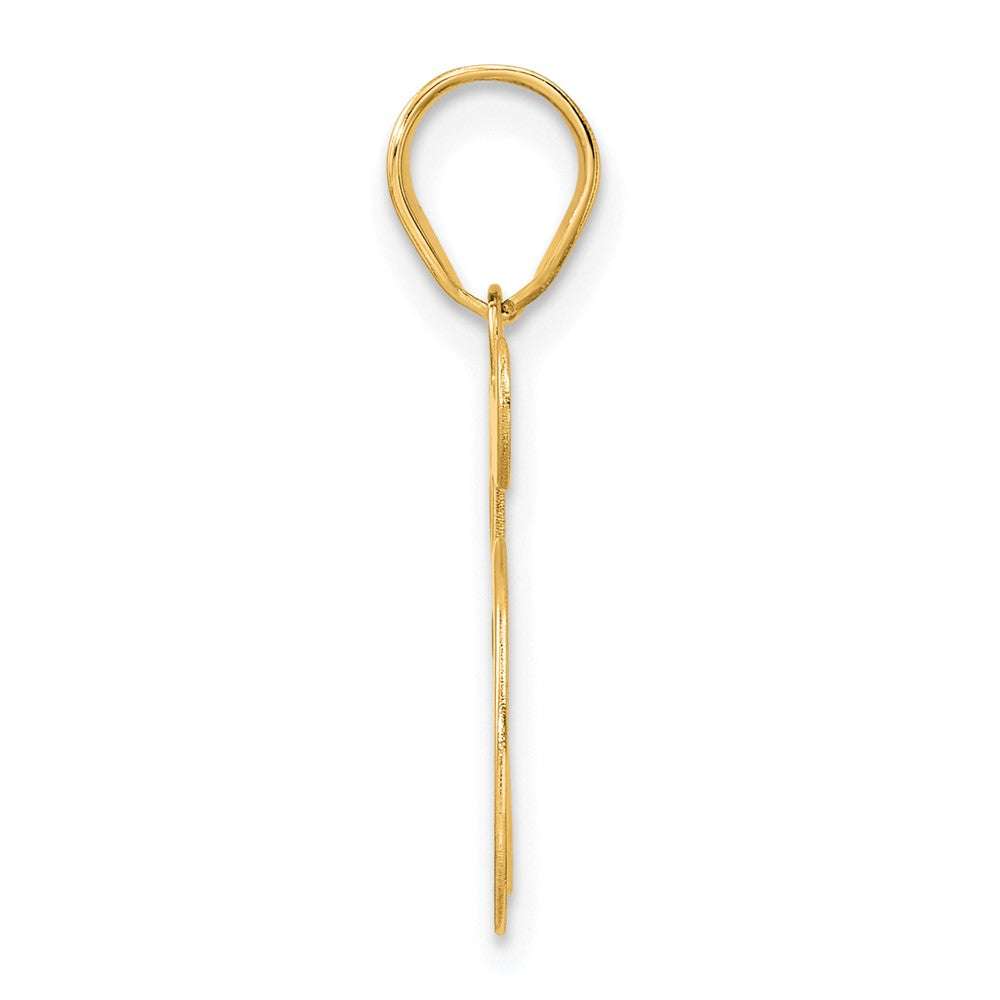 Charlie & Co Jewelry | 14k Polished Number 45 Pendant - Model APN45