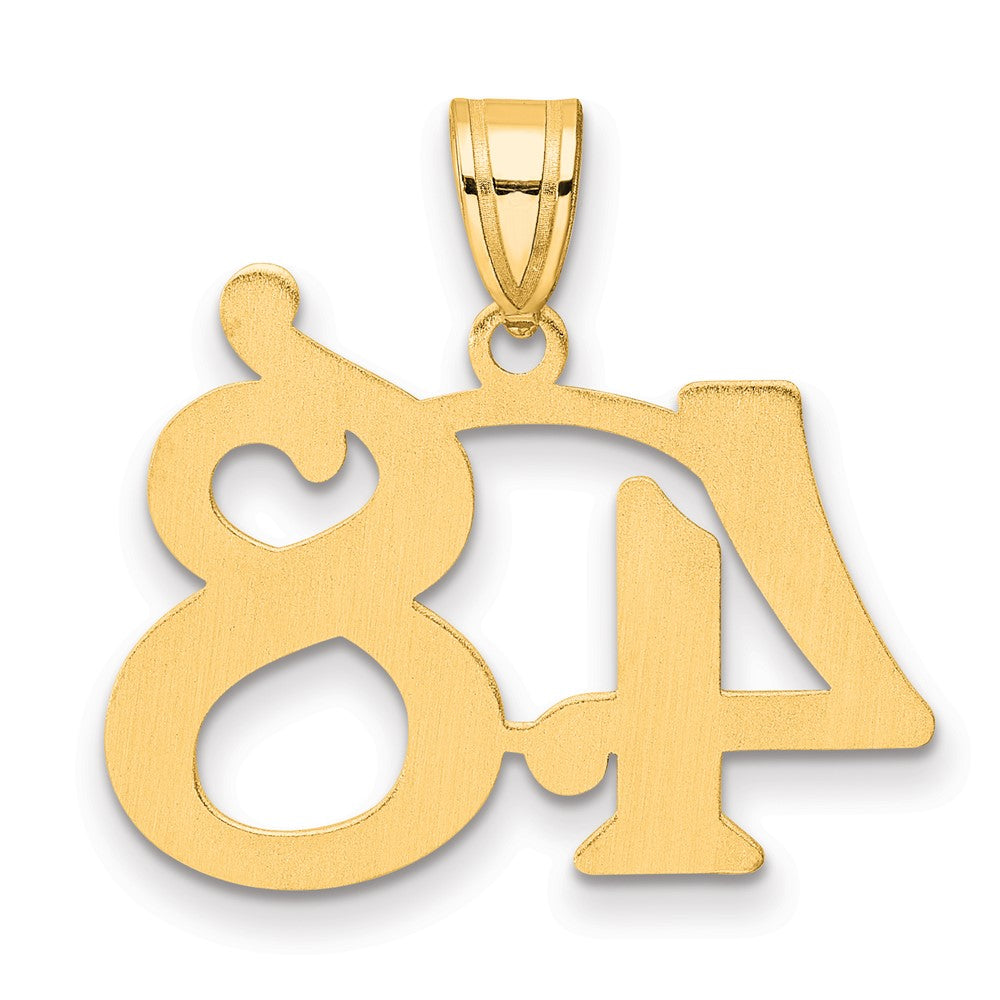 Charlie & Co Jewelry | 14k Polished Number 48 Pendant - Model APN48