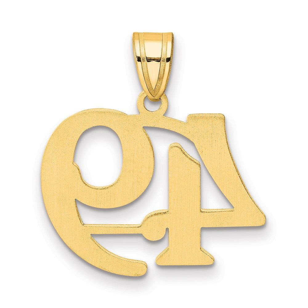Charlie & Co Jewelry | 14k Polished Number 49 Pendant - Model APN49