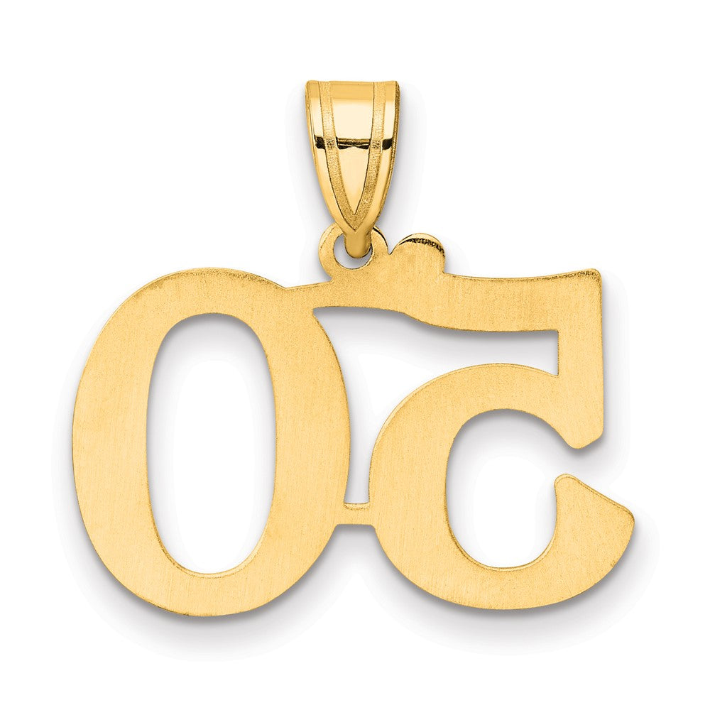 Charlie & Co Jewelry | 14k Polished Number 50 Pendant - Model APN50