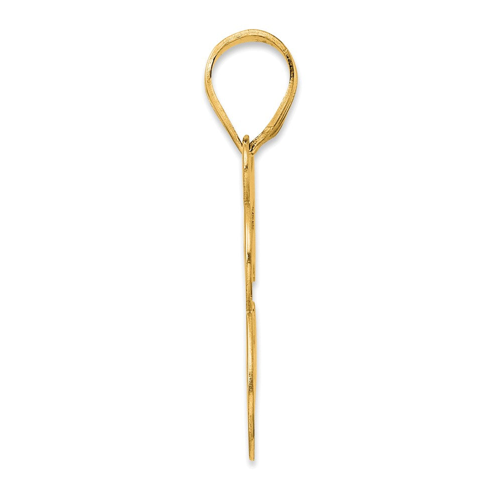 Charlie & Co Jewelry | 14k Polished Number 58 Pendant - Model APN58