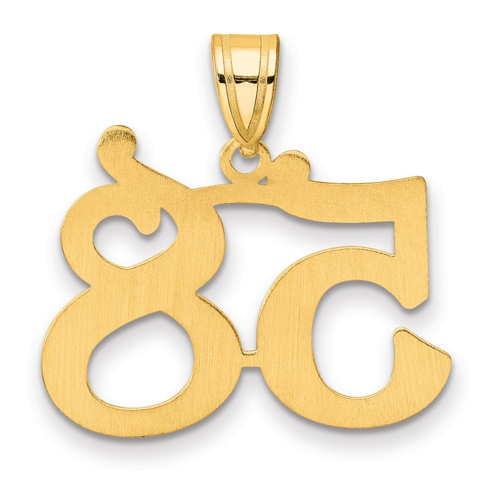 Charlie & Co Jewelry | 14k Polished Number 58 Pendant - Model APN58