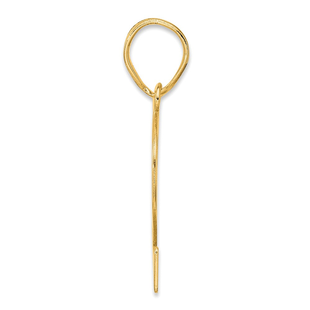 Charlie & Co Jewelry | 14k Polished Number 62 Pendant - Model APN62
