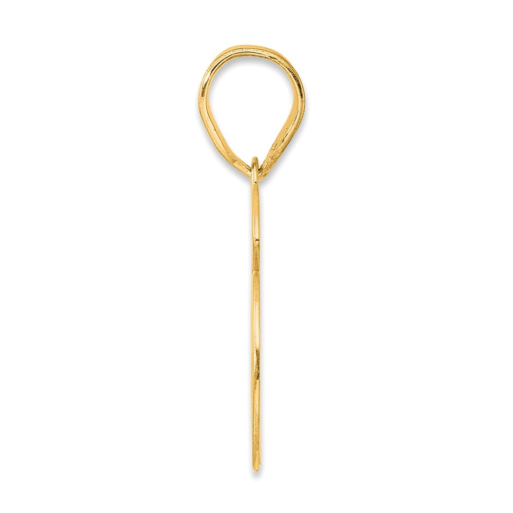 Charlie & Co Jewelry | 14k Polished Number 66 Pendant - Model APN66