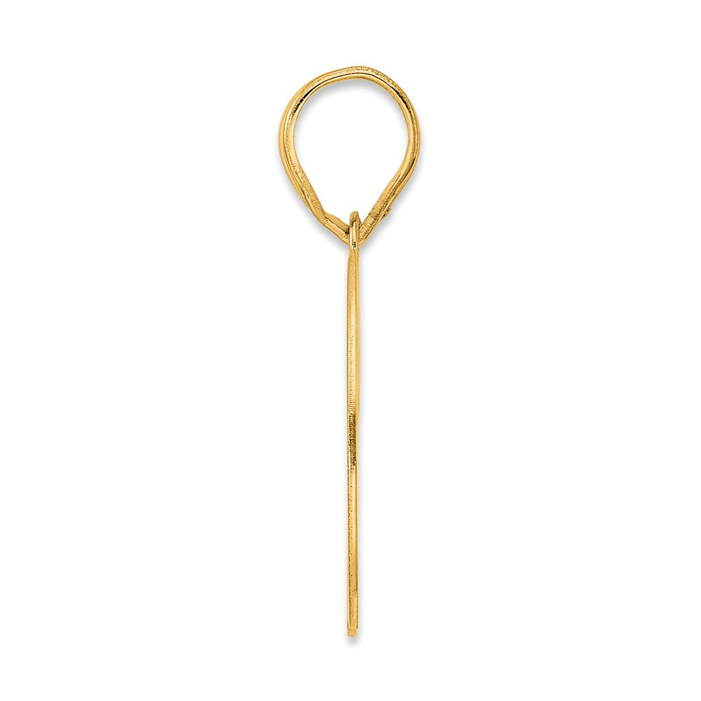 Charlie & Co Jewelry | 14k Polished Number 70 Pendant - Model APN70