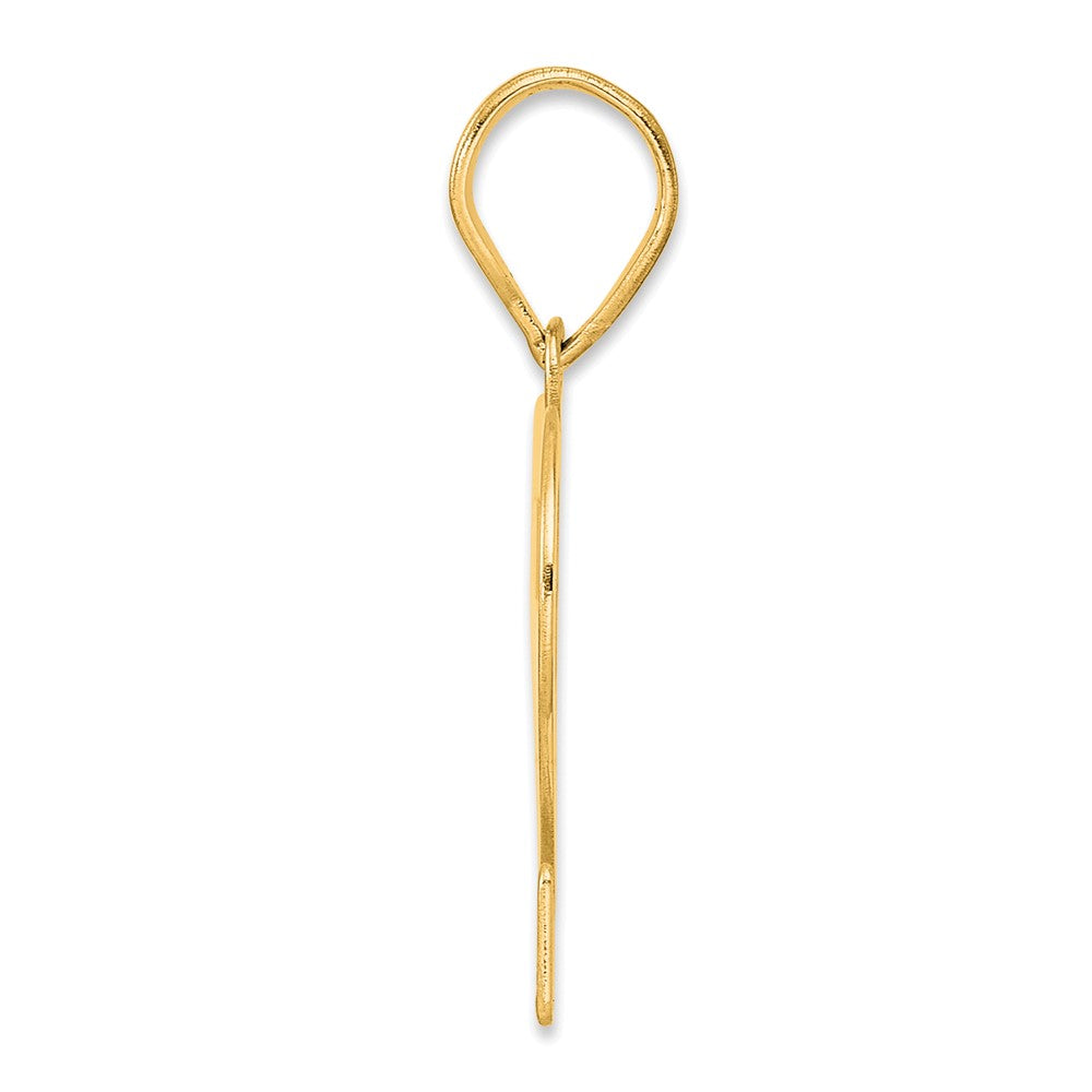Charlie & Co Jewelry | 14k Polished Number 72 Pendant - Model APN72